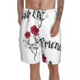 thumbnail image 1 of Tattoo Board Shorts Beach Swimming Trunks Polyester Pattern Men Swim Trunks, 1 of 5