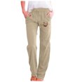 thumbnail image 3 of MKLEKYY Vêtements d'Automne Femmes Pantalon Décontracté Confortable Imprimé Numérique Mode Couleur Unie Extensible Femmes, 3 of 3