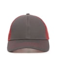 thumbnail image 3 of Outdoor Cap MBW-600 Mesh Back Cap-Charcoal/Red, 3 of 8