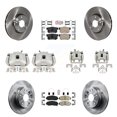 thumbnail image 1 of Transit Auto Front Rear Disc Brake Caliper Rotors and Ceramic Pads Kit (10Pc) for Car 2004-2005 Acura TL Automatic transmission KC8-102902N, 1 of 9