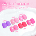 thumbnail image 4 of Morovan 7Pcs Pink Nail Polish Set with 2 IN 1 Base and Top Coat,Quick Dry Nail Polish Kit Salon Long Lasting DIY Nails Art Fingernail Polish Gifts for Women, 4 of 10