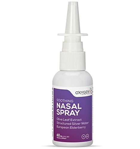 TriGuard Plus Nasal Spray | Colloidal Silver Liquid with Olive Leaf Extract & Elderberry Extract | Sinus Relief & Immune System Booster - 2 oz / 60ml