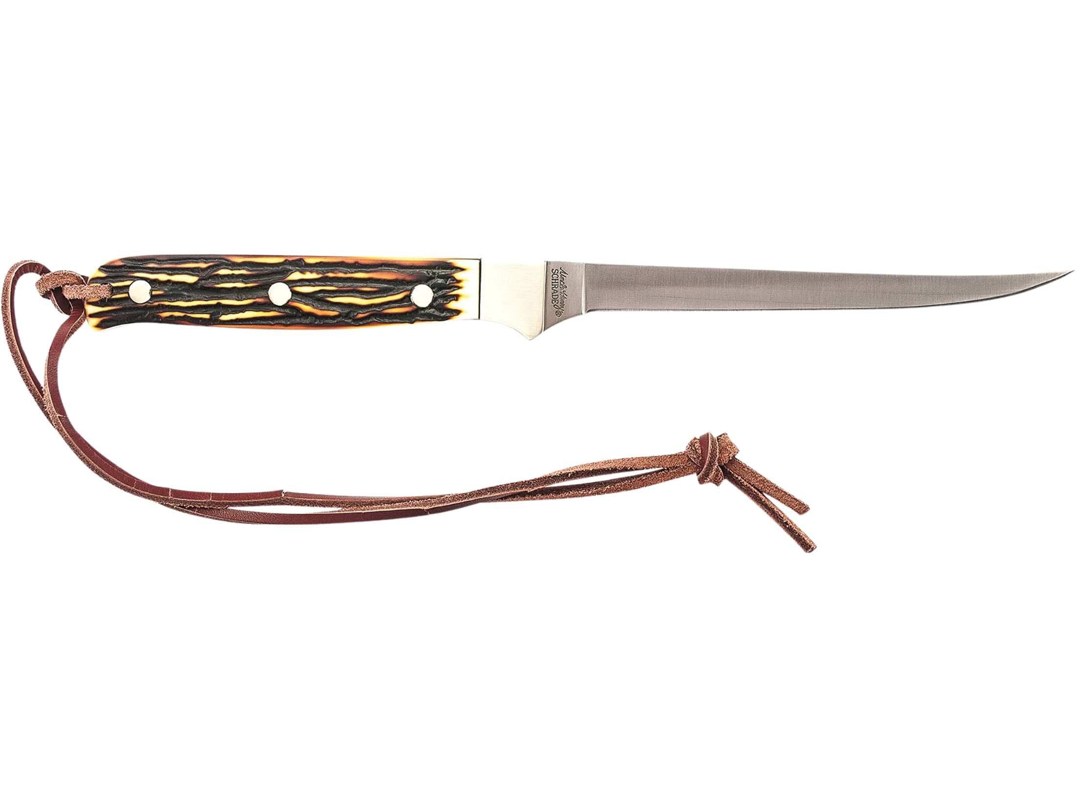 Uncle Henry 168UH Stagalon Fixed Blade Knife, Clam
