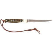 Uncle Henry 168UH Stagalon Fixed Blade Knife, Clam