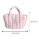 thumbnail image 3 of Bolso Hobo de moda para mujer Choque de colores Nube Burbuja Bolso de mano casual Fruncido Suave, 3 of 8