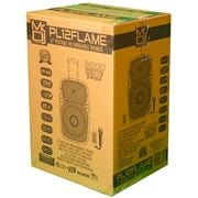 MR DJ PL12FLAME 12 Portable Translucent Bluetooth Speaker