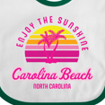 thumbnail image 4 of Inktastic Summer Enjoy the Sunshine Carolina Beach North Carolina Pink Boys or Girls Baby Bib, 4 of 4