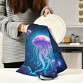 thumbnail image 6 of Dreamtimes Cute Jellyfish Kitchen Towels 18x28inch Ultra Soft Absorbent Quick Drying Kitchen Dish Towels Washable Cleaning Cloths Hand Towels Tea and Bar Towels, 4 Pack, 6 of 7
