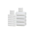 thumbnail image 6 of Dewall Maisons Elegant White 18-Piece Towel Set For Superior Bathing ComFort - High-Quality , 100% Cotton - 4 Bath Towels, 6 Hand Towels, 8 Washcloths - Ideal For Home & Hospitality, 6 of 11