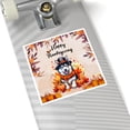 thumbnail image 4 of Happy Thanksgiving Siberian Husky Welcome Thankful Fall Autumn Pumpkin Vinyl Sticker Husky Dog Lover Gifts Waterproof Decal Art Decor - 02021, 4 of 5