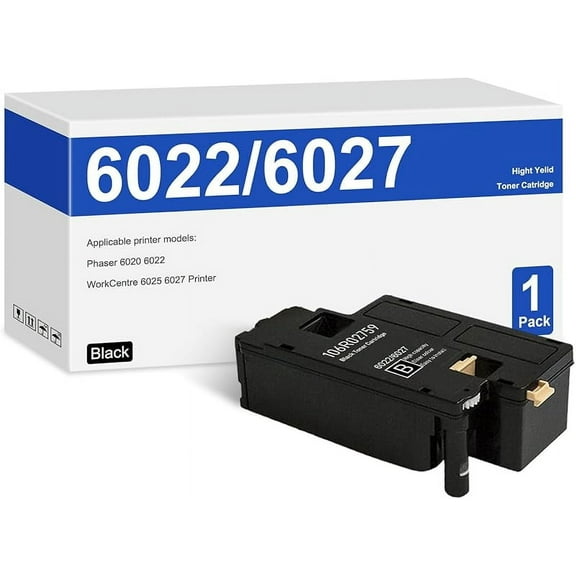 WorkCentre 6027 Phaser 6022 Cyan Toner Cartridges 1 Pack - 106R02756 Toner Cartridges Replacement for Xerox 6022 6027 Printer