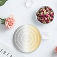 thumbnail image 4 of FMSHPON Grey and Yellow Mandala Gradient Pattern Set of 4 Round Coaster for Drinks, Absorbent Ceramic Stone Coasters Cup Mat with Cork Base for Home Kitchen Room Coffee Table Bar Decor, 4 of 6