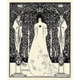 thumbnail image 2 of Beardsley, Aubrey 12x14 Black Modern Framed Museum Art Print Titled - Venus and Tannhauser FP, 2 of 4