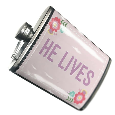 

NEONBLOND Flask He Lives Easter Scrapbook Flowers