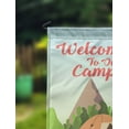thumbnail image 2 of Printtoo Multicolor Welcome To Our Campsite Outdoor Camping Flags Personalized Outdoor GardenFlagsCamp Decor Accessory Double SidedFlags12.5x18 Inches, 2 of 4
