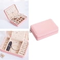 thumbnail image 4 of Portable Jewelry Box Case Boxes Mini Jewelry for Girls Women , Rosa Shamjiam Caja de almacenamiento de joyas, 4 of 8