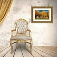 thumbnail image 3 of Jaynes Gallery 32x23 Gold Ornate Wood Framed with Double Matting Museum Art Print Titled - Canada-Manitoba-St Lupicin Vintage old vehicles in wrecking yard, 3 of 4