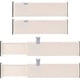 thumbnail image 1 of Divisores de cajones modulares, ajustables para cajones de 27,5 a 43,5 cm, perfectos para la organización de la oficina, la cocina, el baño y el dormitorio - Blanco, 1 of 6