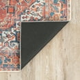 thumbnail image 6 of Estate Traditional 5' x 7' Red and Dark Blue Polyester Indoor Area Rug, 6 of 7