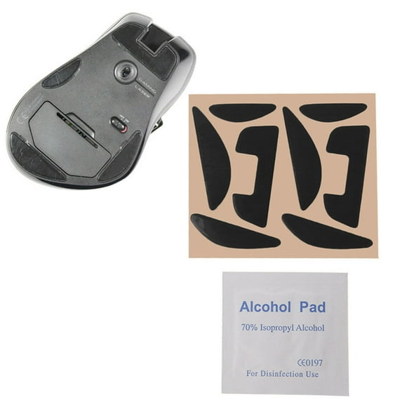 2 Sets Black Mouse Feet Skates Mouse Mice Skate Pad for Logitech G700 G700S Laser Mouse