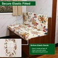 thumbnail image 6 of RV Dinette Cushion Covers Printed Elastic Camper Cushion Slipcover Stretchable Loveseat Sofa Chair Cover Furniture Protector for RV Camper Car Bench 1 Backrest Cover & 1 Bench Cover,08, 6 of 6