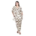 thumbnail image 1 of Set estampado abstracto Roman Fashion /Tallas Extras, 2526 (Beige) beige 36, 1 of 6