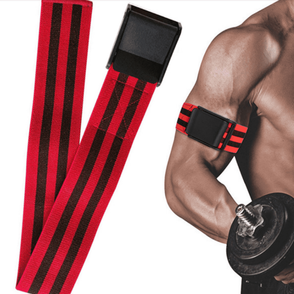 2pcs Blood Flow Restriction Bands Women's Glutes Insulation Exercices Help Gain Muscle Quick-Release Works for Arms Powertao Occlusion Training Bands Strong Strap 