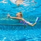 thumbnail image 3 of Aletas de natación para niños, aletas cortas para jóvenes, aletas de entrenamiento de natación para nadar en el regazo para niños, niñas, niños, principiantes (S), 3 of 5