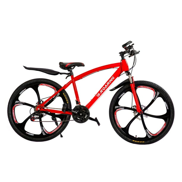 R.Roaring Mountain Bike 24 inch Wheels Bicycle 21 Speed Double Disc