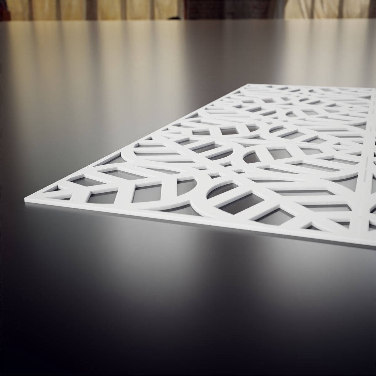 Large Garland Decorative Fretwork Wall Panels in Architectural Grade PVC