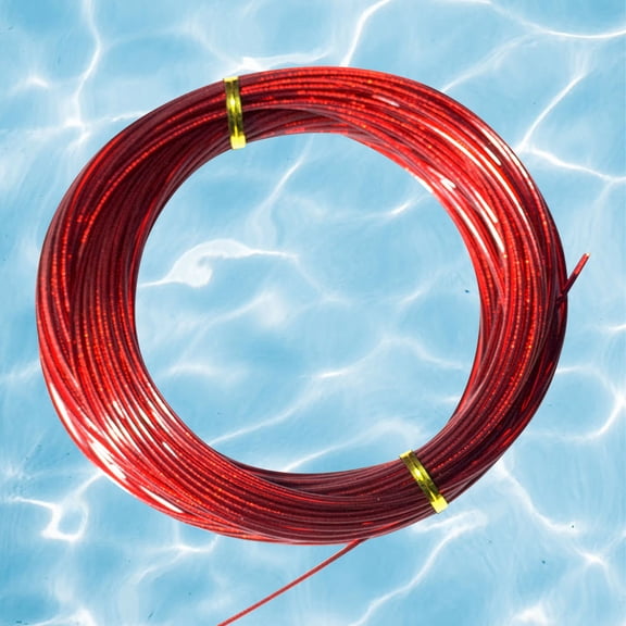 Swimline Vinyl Clad Steel Cable for Above Ground Swimming Pool Winter Covers 100'- Red