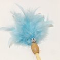 thumbnail image 3 of Kitten Wand Faux Feather Interactive Kitten Teaser Toy Cat Toy Wand with Bell, 3 of 10