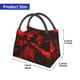 thumbnail image 2 of Fotbe The Red Head Skull Bolsa Térmica Portátil con Estampado, Bolsa de Entrega de Alimentos Aislada, Bolsa Reutilizable de Gran Capacidad para Comidas y Supermercado, 2 of 6