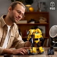 thumbnail image 4 of LEGO Icons Transformers Bumblebee Action Figure, Collectible Building Set for Adults,10338, 4 of 6
