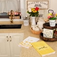 thumbnail image 5 of JOOCAR Kitchen Towels, Spring Yellow Jasmine Bee Hello Sunshine 16x27.5 Inch Kitchen Towels for Kitchen Decor Housewarming Gift Towels Set of 2, 5 of 6
