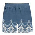 thumbnail image 4 of Puntoco Pantalones Cortos Con Estampado Hawaiano Para Hombre, Pantalones Cortos Con Bolsillo Y Cordón, Color Xxxxl, Pantalones Cortos Para Hombre, 4 of 4