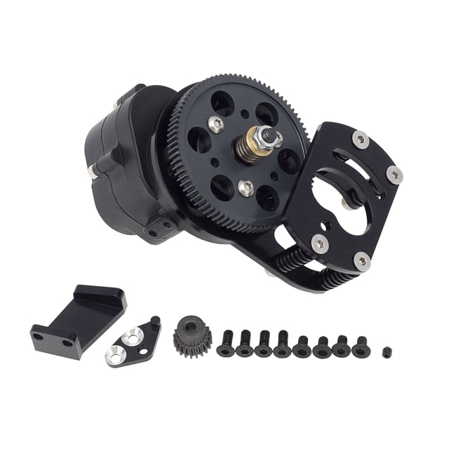 RC Car Gearbox Professional de alta eficiente eficiente simple REFIEDIA PIEZAS DE PISTA RESPEDIZACIÓN REEMPLAZO DE REEMPLACIÓN DEL EL KIT DE ACCESORIO PARA D90 NEGRO 1 SET Inevent FN001514-01