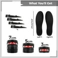 thumbnail image 2 of Height Increasing Shoe Insole, 3cm 5cm 7cm Adjustable, 3-Layer Orthotic Heel Shoe Lift Kit with Air Cushion, Heightening Insoles Flat Foot Insoles Tailor-able for Women Men, 2 of 6