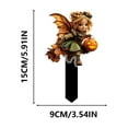 thumbnail image 2 of Halloween Garden Decoration, Outdoor Halloween Decor, 2D Acrylic Pumpkin House, Durable Weather-Resistant, Easy Installation, Festive Halloween Yard Art, Perfect For Garden And Patio, 2 of 6