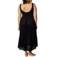 thumbnail image 2 of Exquisite Form 70107 Nylon Tricot Sleeveless Long Nightgown with Floral Lace, 2 of 7