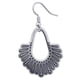 thumbnail image 1 of Pendientes para mujer, regalos para mujer, 1 par de pendientes de aleación con diseño de RBG, pendientes colgantes con forma de gota, joyería para regalo., 1 of 3