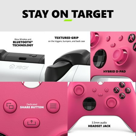 Microsoft - Xbox Wireless Controller for Xbox Series X, Xbox Series S, Xbox One, Windows Devices - Deep Pink
