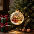thumbnail image 4 of Christmas Story Ornament Ball, 3.9-Inch Lighted 3D Sphere with Flat Holiday Artwork for Tree, Window, Mantel and Festive Home Decor, 4 of 6