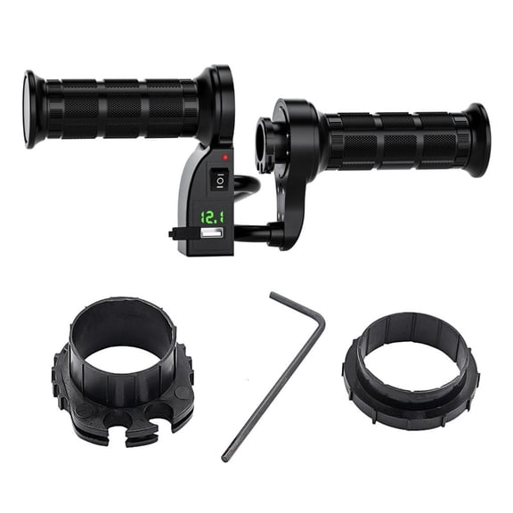 Yammee Motorcycle Electric Heated Grips Motorbike Hot Grip ATV Scooters 22mm 7/8" Bar