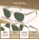 thumbnail image 5 of Lentes de Sol CARFIA de Acetato Polarizados para Hombre CA2307 con Lentes Verdes, 5 of 9