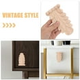 thumbnail image 3 of Hemoton Wood Carved Appliques Carving Decoration Wood Roman Column Corbels Decorative Shelf Bracket Vintage Wall Shelf Corner Trim for Home Wall Decoration, 3 of 8
