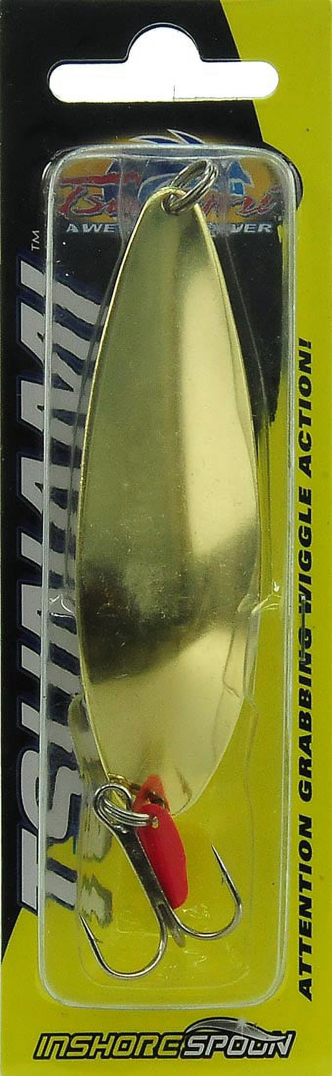 (3 pack) Tsunami Inshore Spoon Fishing Lure 1 oz – Gold