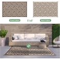 thumbnail image 4 of Outdoor Rug x Reversible Mats Outdoor Area Rug Plastic Straw Rug Geometric Rv Mat for Patio Camping Rv Picnic Backyard Deck Balcony Porch Beach Trailer ( ), 4 of 7
