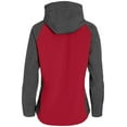 thumbnail image 2 of Holloway Sportswear 2XL Womens Raider Softshell Jacket Carbon Print/Scarlet 229357, 2 of 4