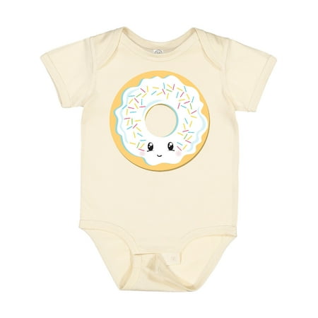 

Inktastic White Donut Gift Baby Boy or Baby Girl Bodysuit